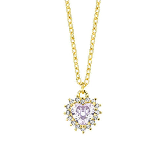 925 Sterling Silver Heart Pendant Necklace
