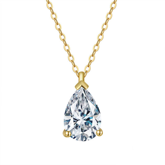 Stainless Steel Fashion Zircon Necklace