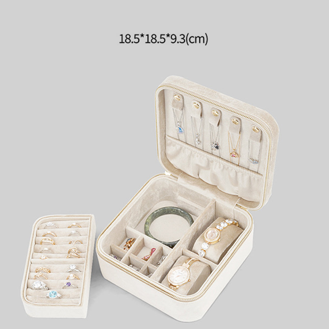 Portable Storage Case for Jewelry and Small Accessories