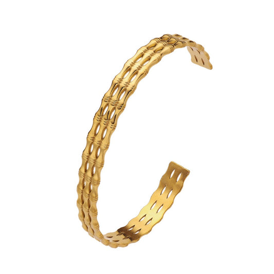 Stainless Steel Minimalist Fashion Bangle