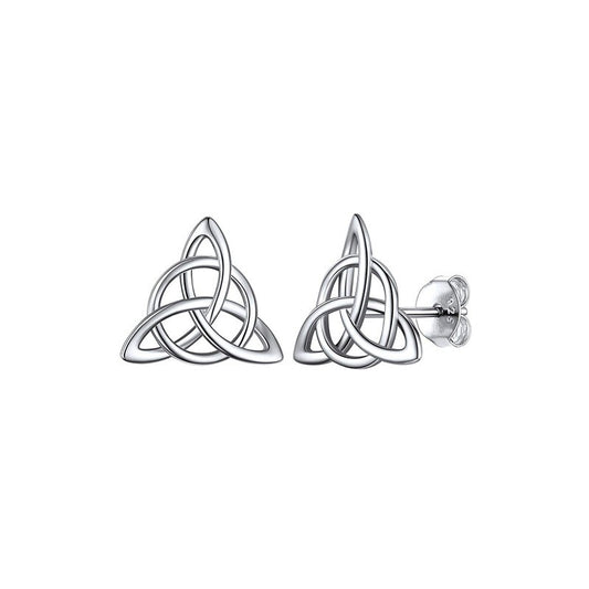 925 Sterling Silver Celtic knots Stud Earrings