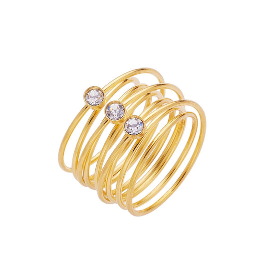 Stainless Steel Unique Fashion Ring