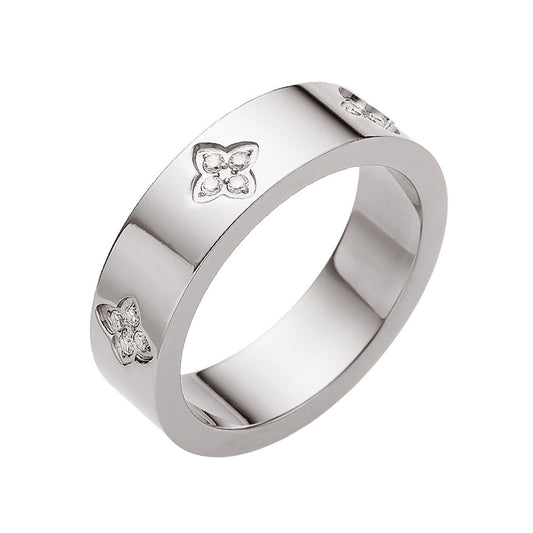 Stainless Steel Band Fashion Ring