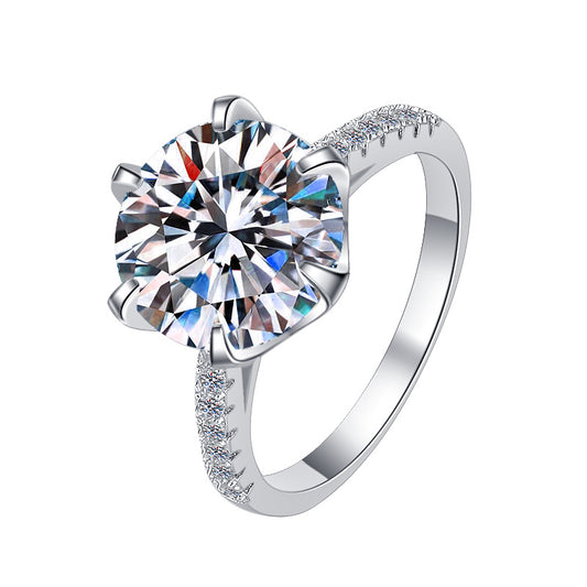 925 Sterling Silver Elegant Cubic Zirconia Fashion Ring