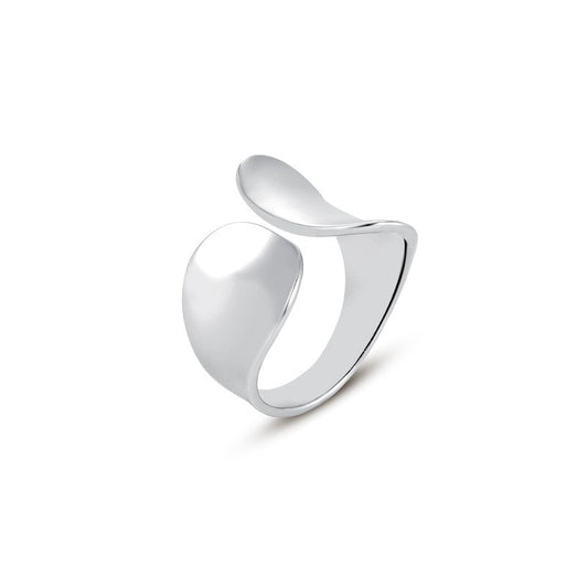 925 Sterling Silver Irregular Fashion Open Ring