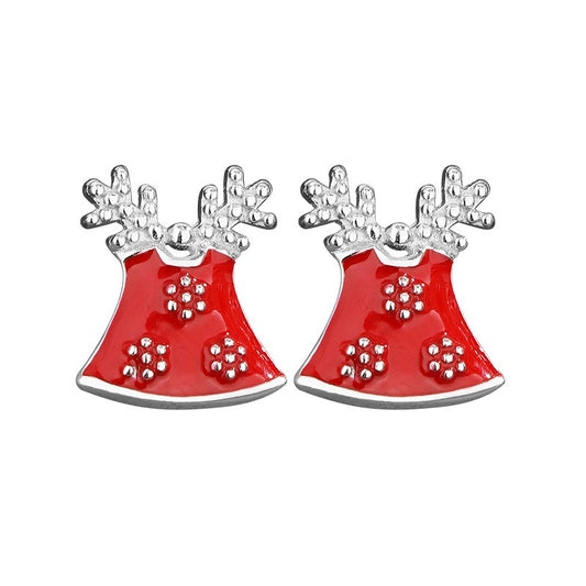 925 Sterling Silver Christmas Festival Earrings