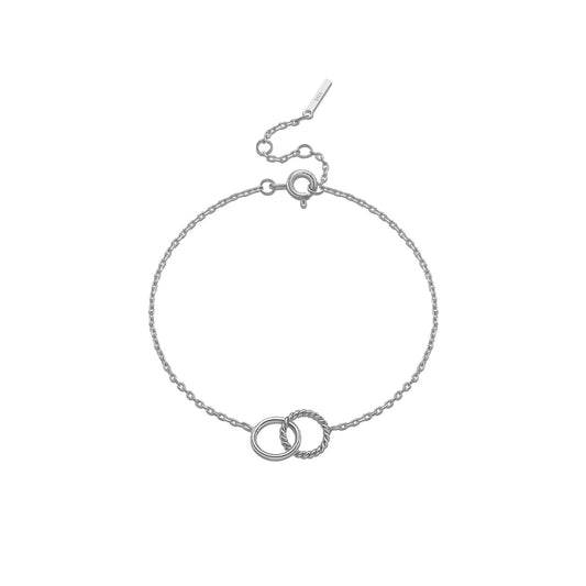 925 Sterling Silver Circle Fashion Bracelet