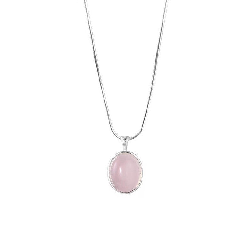 925 Sterling Silver Nature Stone Fashion Necklace