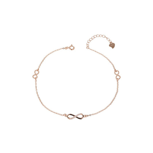 925 Sterling Silver Infinity Fashion Bracelet