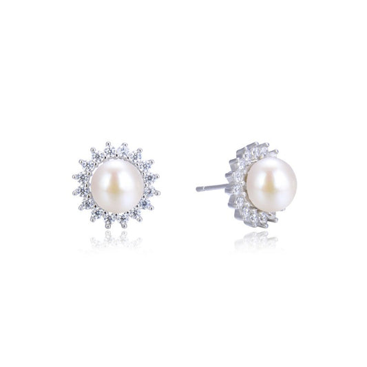 925 Sterling Silver Pearl Earrings