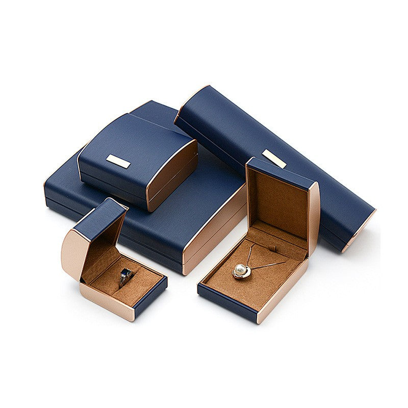 Luxury Brushed Leather Jewelry Box