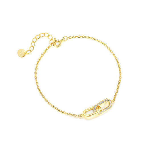 925 Sterling Silver Links Fashion Bracelet