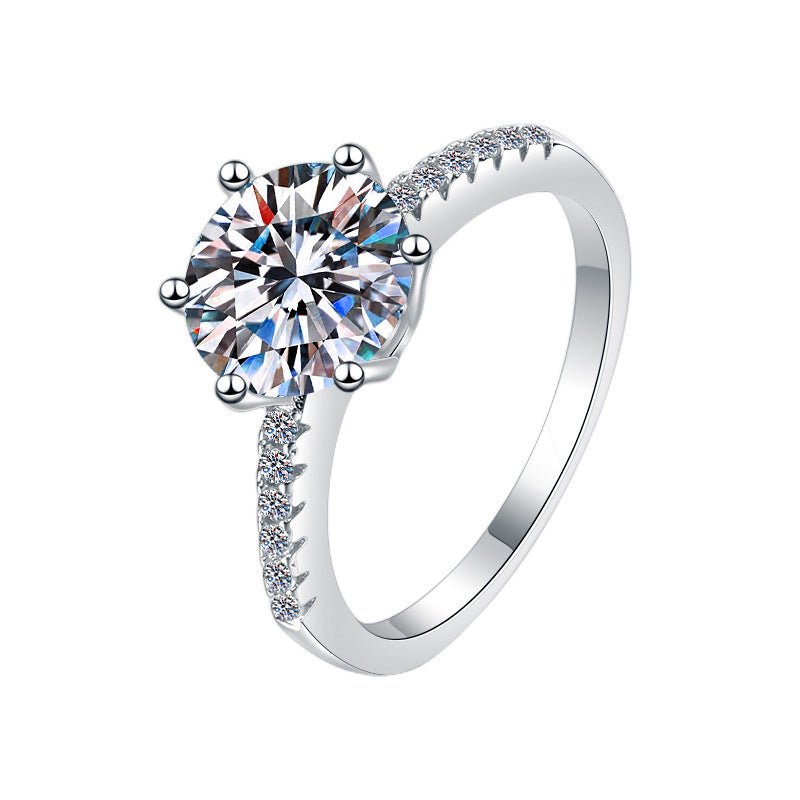 925 Sterling Silver Elegant Cubic Zirconia Fashion Ring