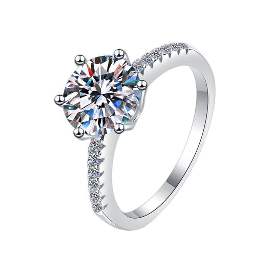 925 Sterling Silver Elegant Cubic Zirconia Fashion Ring