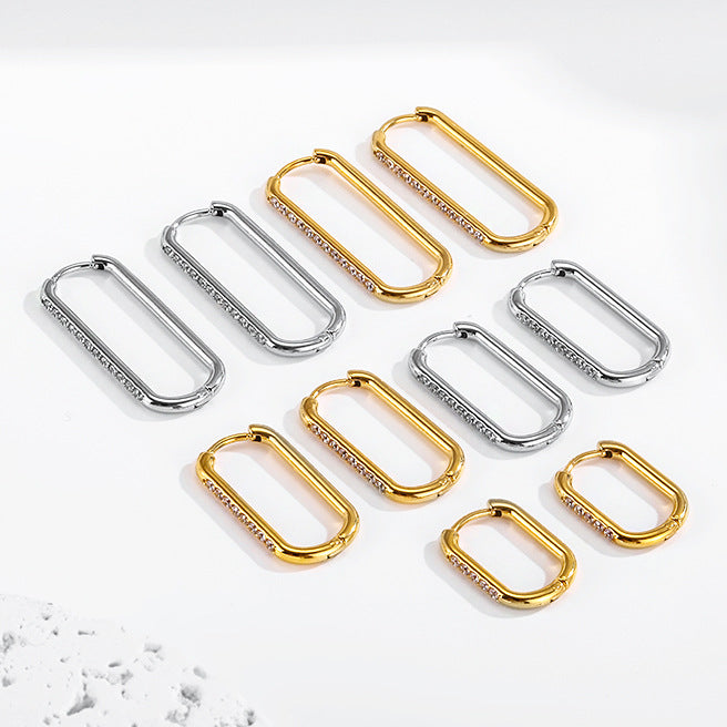 Stainless Steel Jewelry Fashion Earrings