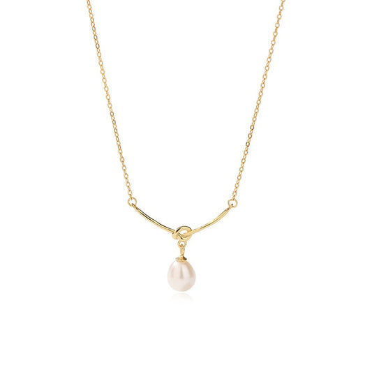 925 Sterling Silver Pearl Fashion Necklace