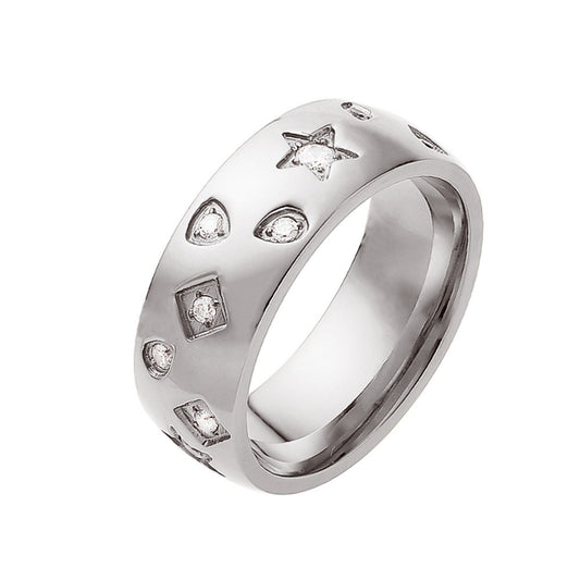 Stainless Steel Minimalist Fashion Ring