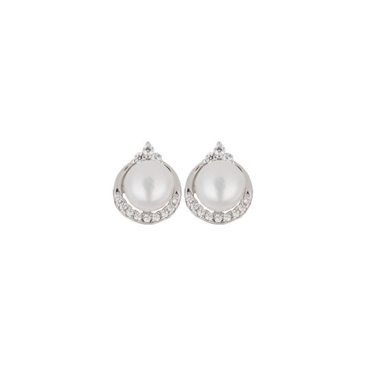 925 Sterling Silver Pearl Earrings