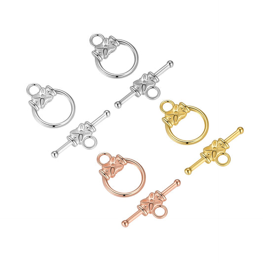 925 Sterling Silver Toggle Clasp For Jewelry DIY
