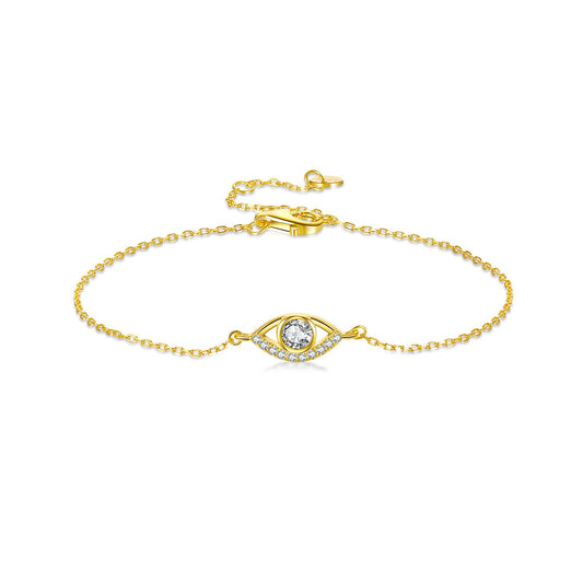 925 Sterling Silver Eye Fashion Bracelet