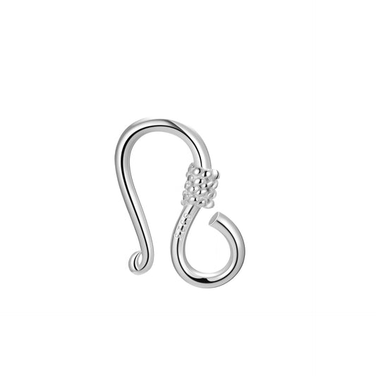 925 Sterling Silver S-Hook Clasp For Jewelry DIY