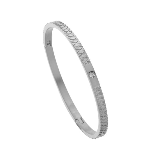 Stainless Steel Minimalist Fashion Bangle