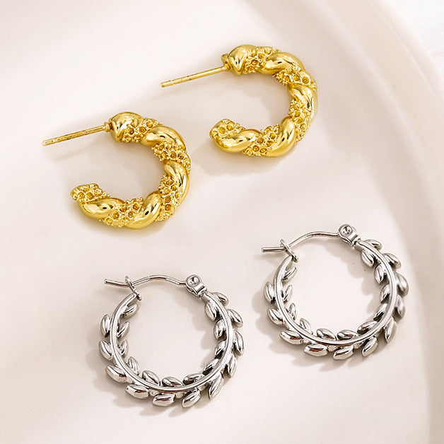 Stainless Steel Jewelry Fashion Earrings