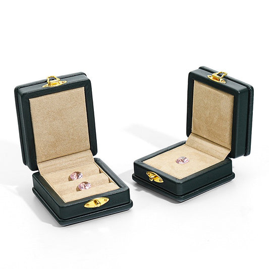 Genuine Leather Gemstone Collection Jewelry Box