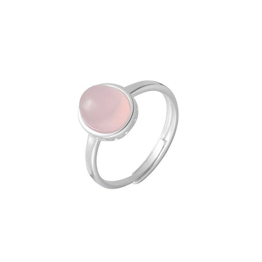 925 Sterling Silver Nature Stone Fashion Ring