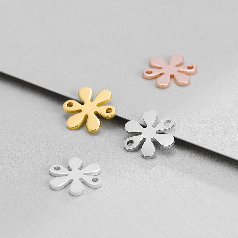925 Sterling Silver Charm Snowflake For Jewelry DIY