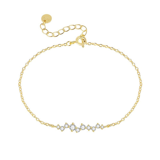 925 Sterling Silver Zircon Fashion Bracelet