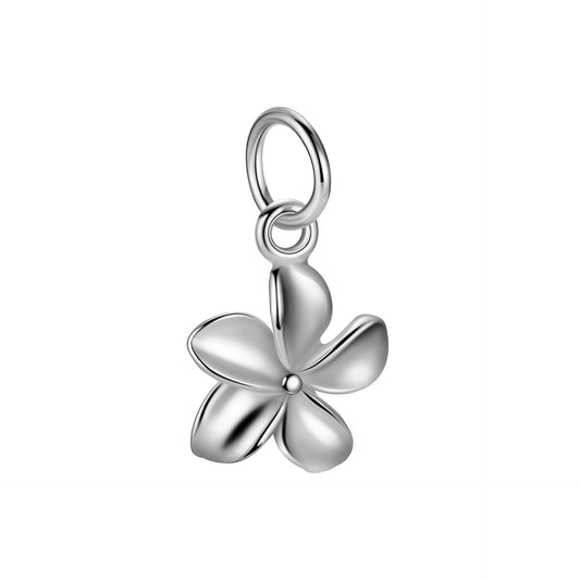 925 Sterling Silver Charm Flower For Jewelry DIY