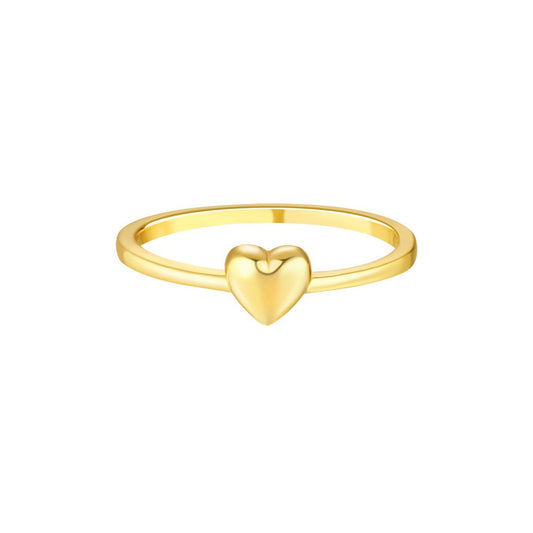 925 Sterling Silver Heart Fashion Ring