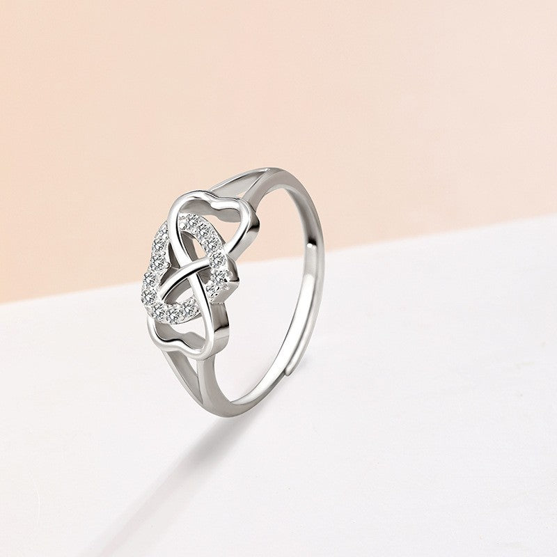 925 Sterling Silver Infinity Fashion Ring