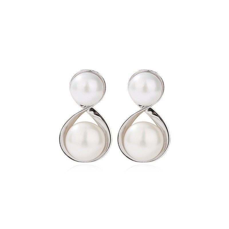 925 Sterling Silver Pearl Earrings