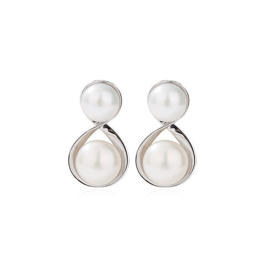 925 Sterling Silver Pearl Earrings