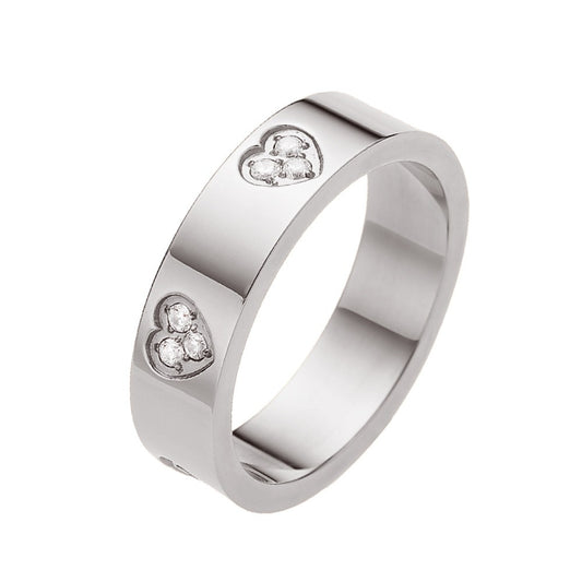 Stainless Steel Band Fashion Ring