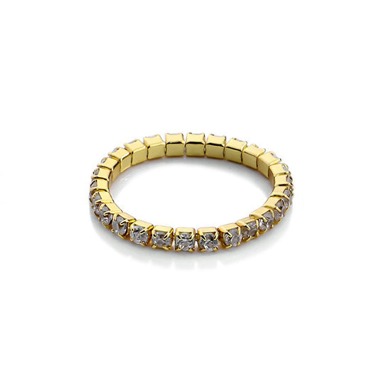 925 Sterling Silver Tennis Fashion Ring