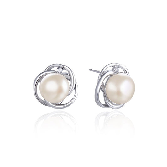 925 Sterling Silver Pearl Earrings