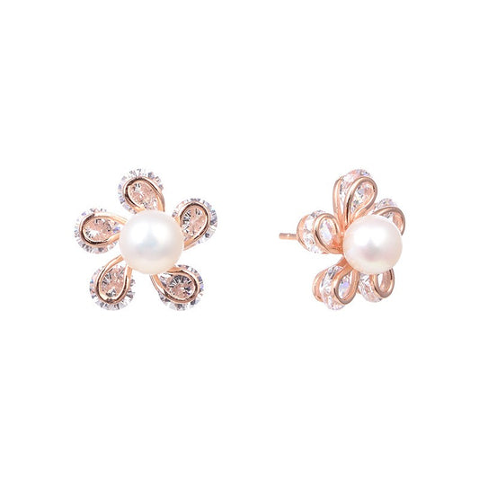 925 Sterling Silver Pearl Earrings