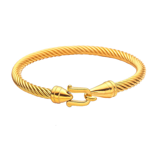 Stainless Steel Minimalist Fashion Bangle