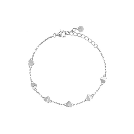 925 Sterling Silver Heart Fashion Bracelet