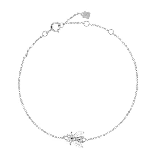 925 Sterling Silver Bee Fashion Bracelet