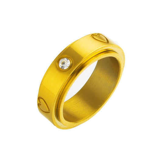 Stainless Steel Minimalist Fashion Ring