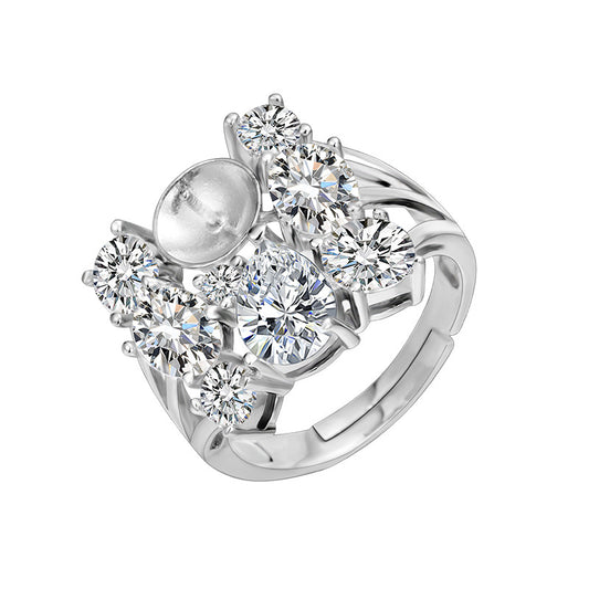 925 Silver Ring mountings for Pearl