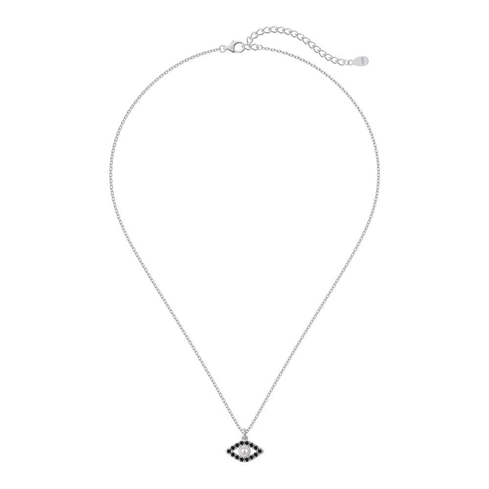 925 Sterling Silver Evil Eye Fashion Pendant Necklace