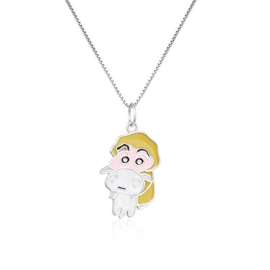 925 Sterling Silver Cartoon Cute Necklace