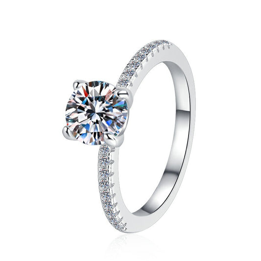 925 Sterling Silver Elegant Cubic Zirconia Fashion Ring