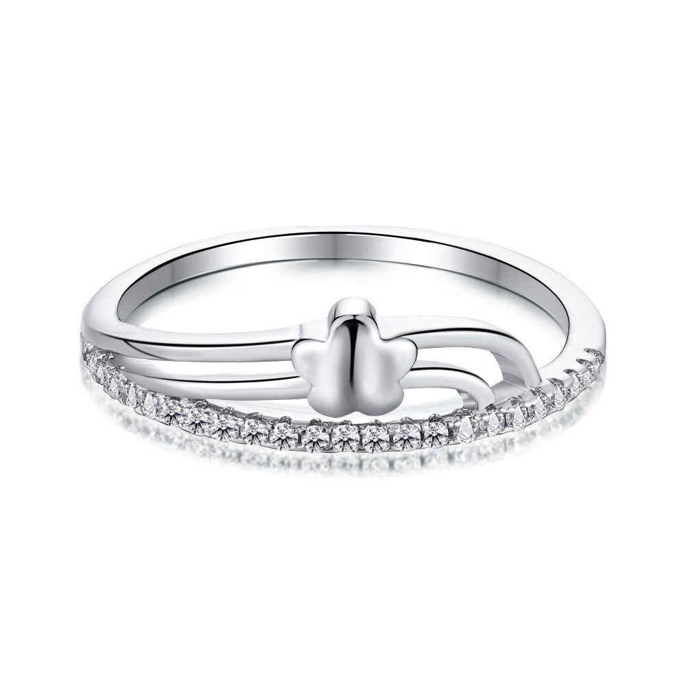 925 Sterling Silver Shooting Star Wishing Fashion Ring