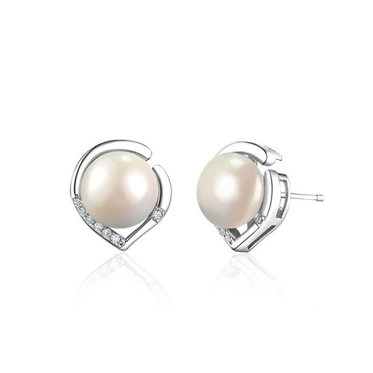 925 Sterling Silver Pearl Earrings